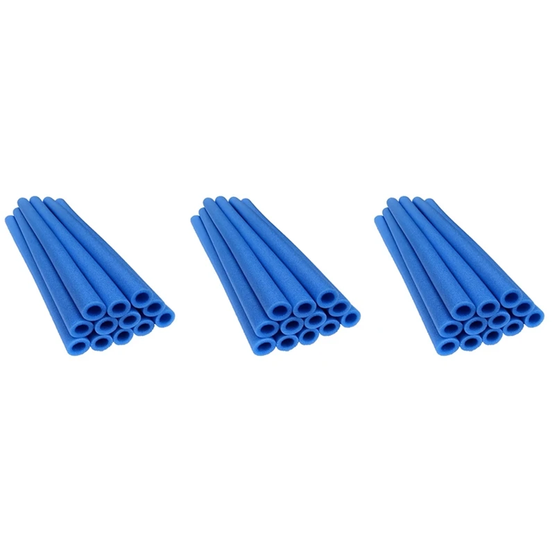 30PCS Trampoline Poles Cover Padding Foam Tubing 40CM Foamed Pipe Sponge Casing Protective Trampoline Pole Sleeves Blue