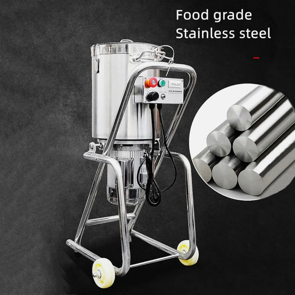Commercial Food Processor 25L 32L Mobile Multifunctional Vegetable Shredder Dicer