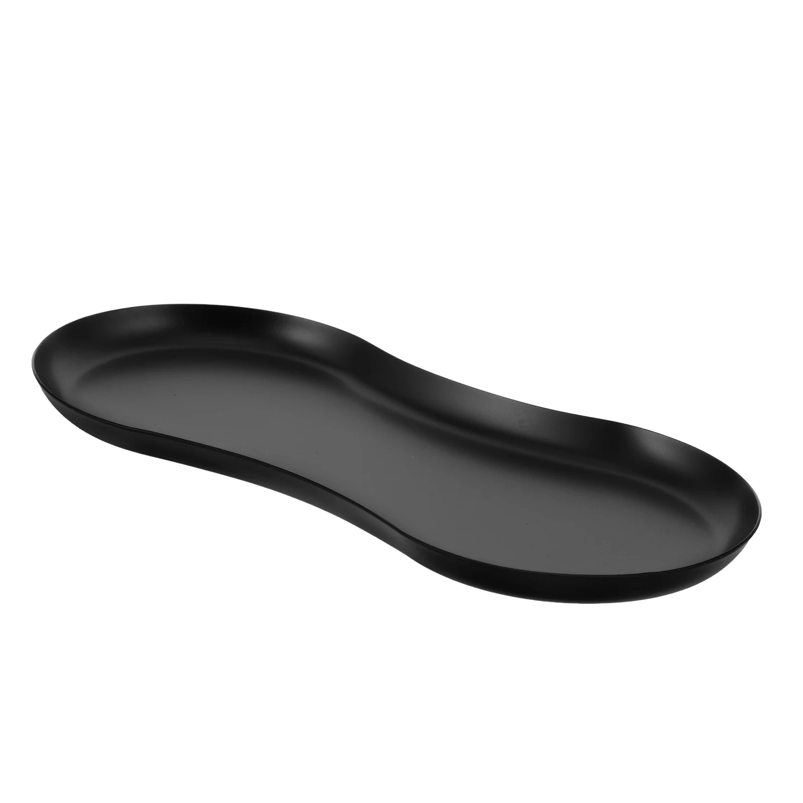 

Glasses Shaped Stainless Steel Tray Jewelry Organizer Countertop Ring Holder Desk Display Dish Home Storage Solution