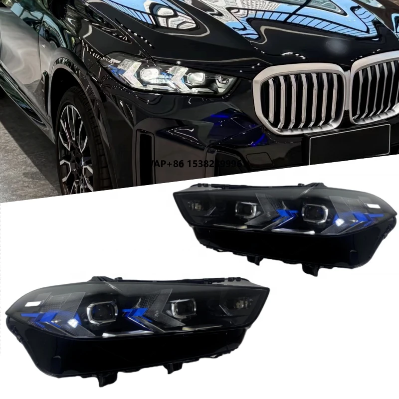 

For X5 G05 G18 2022 2023 2024 2025 Headlight LCI Facelift for X5 G05 Accessories
