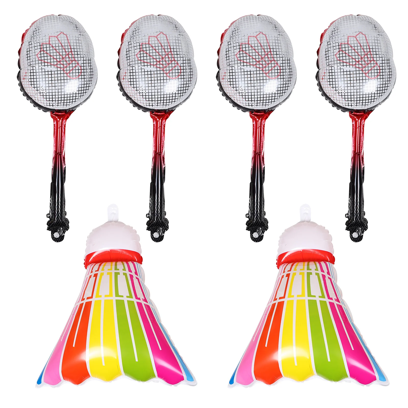 

1 Set Inflatable Badminton Balloon Lightweight Portable For Birthday Party Decorations Sports Theme Balloon Party Favors Outdoor