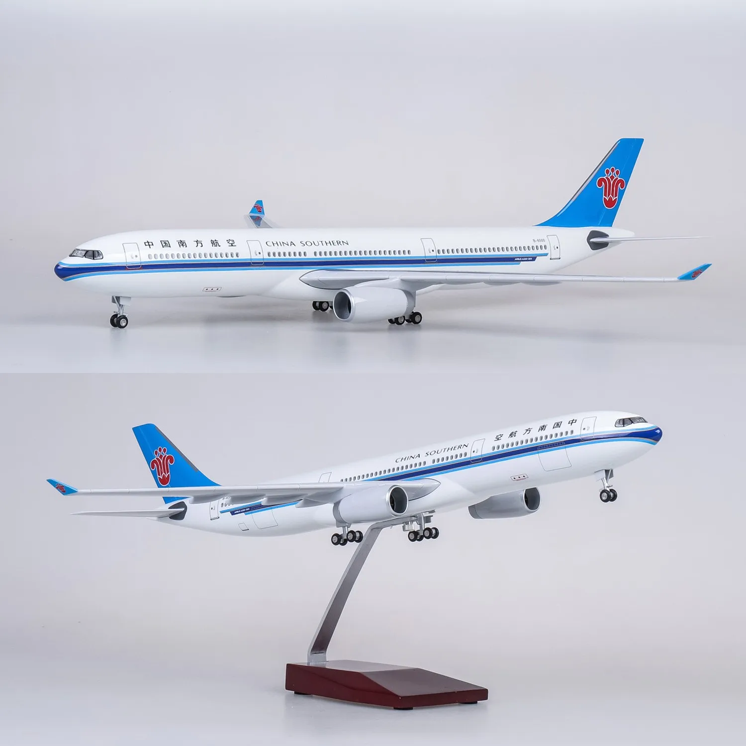 47cm China Southern A330 Simulated Commercial Airliner Airplane Model Kit for Adult Aviation Enthusiasts Gift or Plane Toy