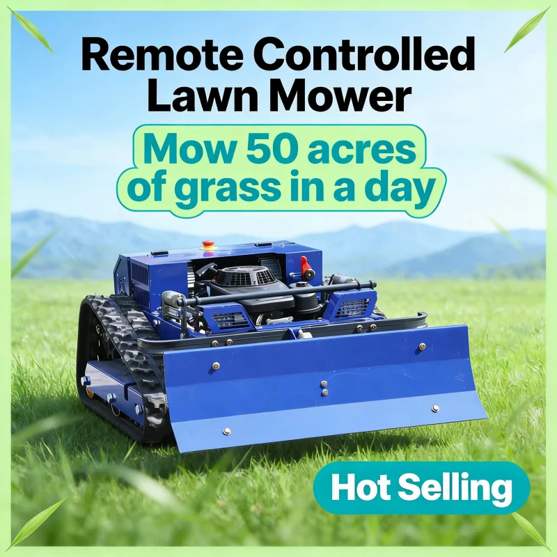 

Customized Crawler All-Terrain Remote Robot Lawn Mower Large Area Weeding Machine for Farm Orchard & Commercial Use