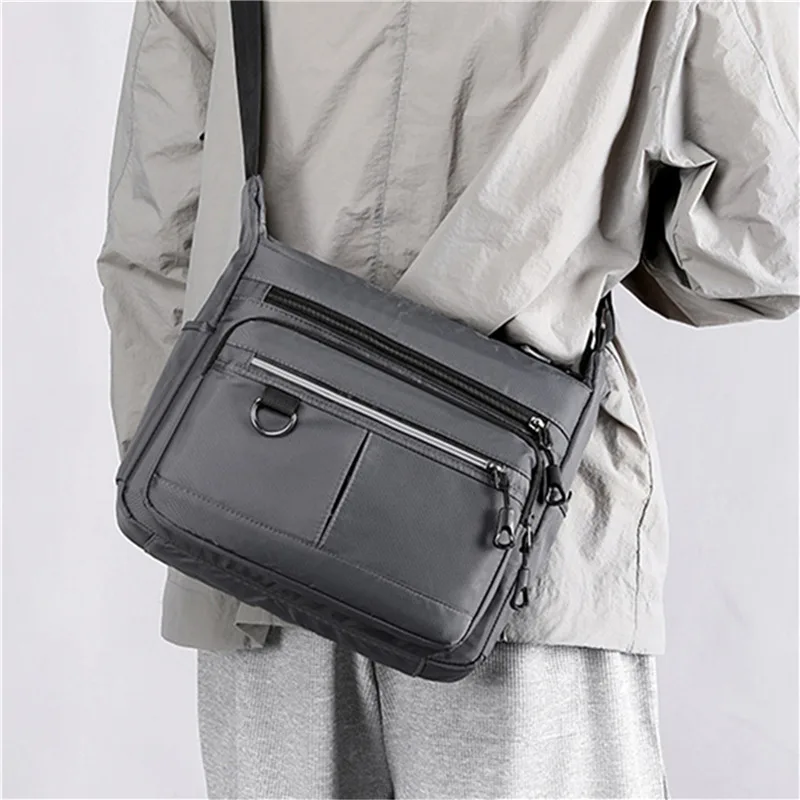 2024 New Shoulder Men's Bag Waterproof Oxford Luxury Design Crossbody Handbag Large Capacity Messenger Bags for Men