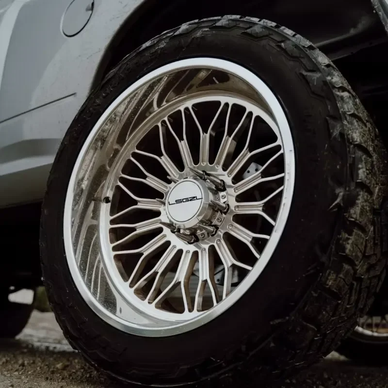 i LSGZL Forged Wheels Super Single Wheels 450 8x6.5 10x225.75 20 22 24 26 Inch Concave Rims for Truck Wheels Chevy GMC