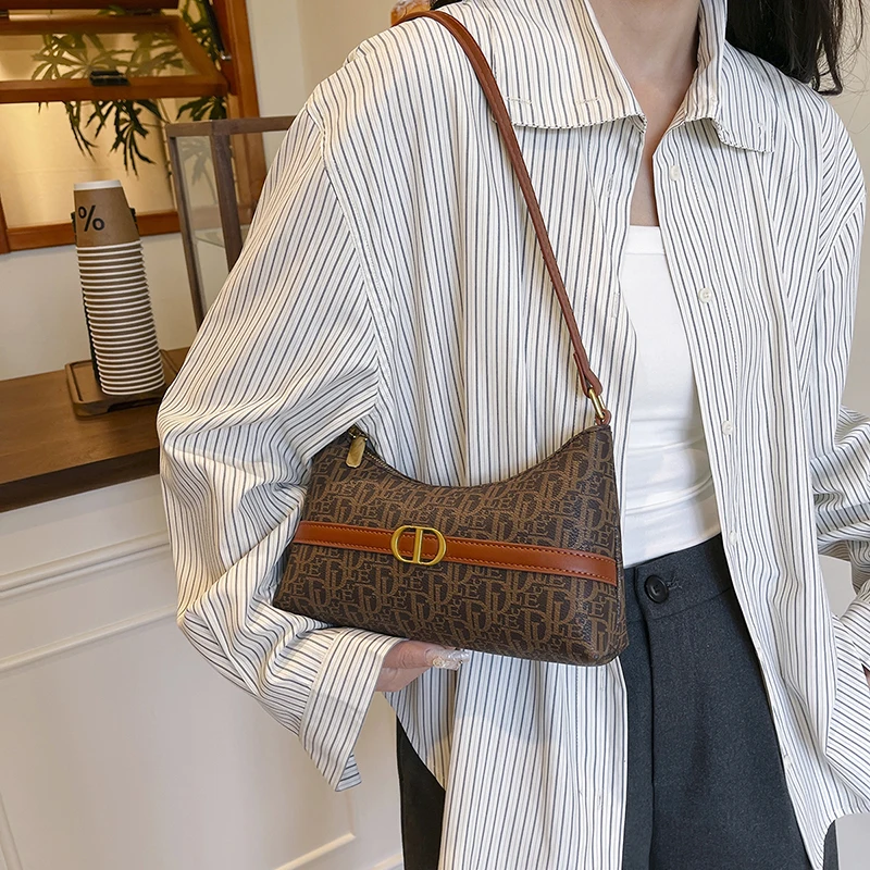 

Элегантная женская кожаная сумка через плечо, роскошная дизайнерская модная классическая сумка через плечо для стильных дам