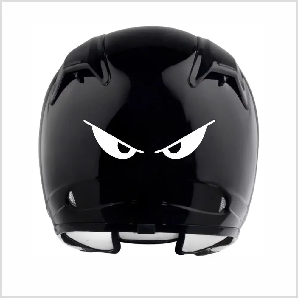 

Evil Eyes Car Reflective Sticker Motorcycle Helmet Shape Body Sticker Personalized Decoration Sticker Car Accessories Wholesale