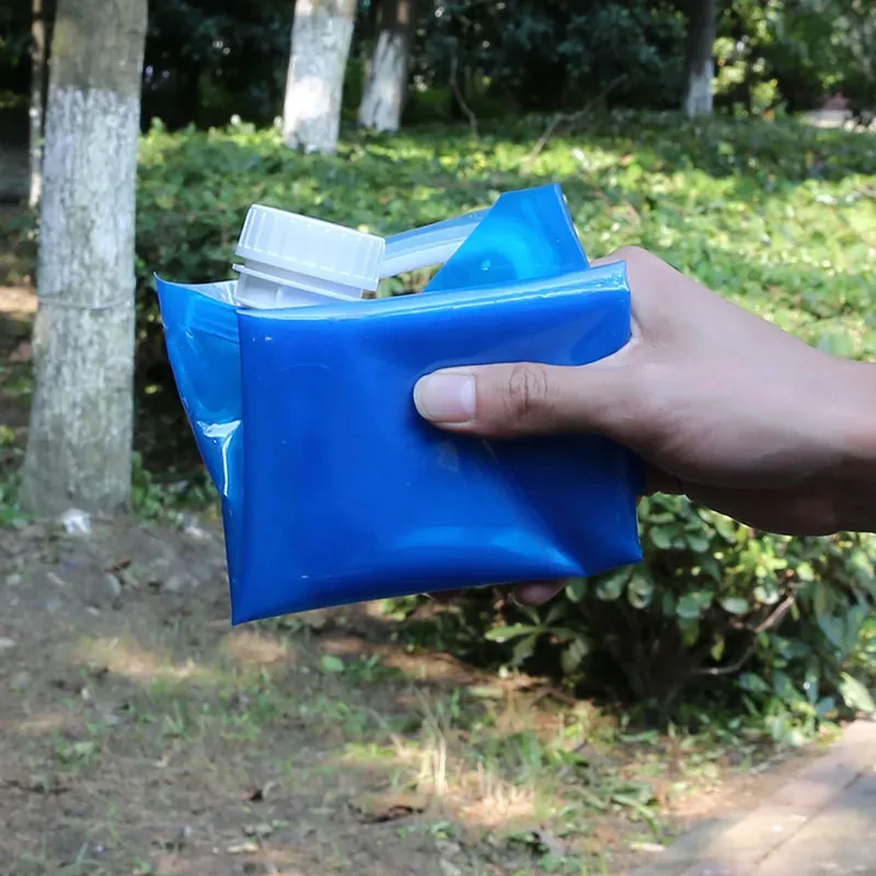 1/2/3pcs 5/10L Portable Camping Water Bag Foldable Drinking Water Bucket Large Capacity Water Container For Outdoor Travel image 6