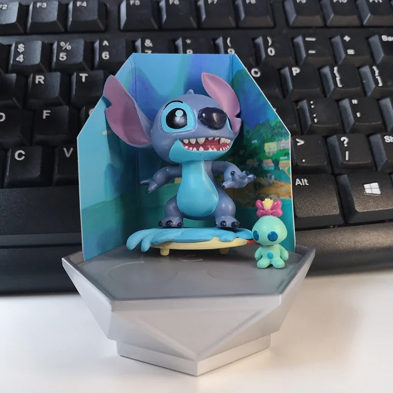 ميكي شخصيات متعددة صندوق أعمى مفاجأة صندوق أعمى تحصيل اللعب سطح المكتب الديكور الكرتون دمية صغيرة هدية الكريسماس