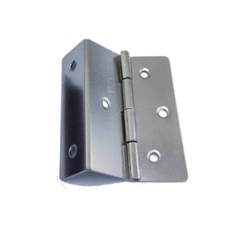 4pcs Metal Silver Cabinet Hinges Three Equivalent Folding Wooden Box Hinges Furniture Drawer Doors Hardware Accessories view 3