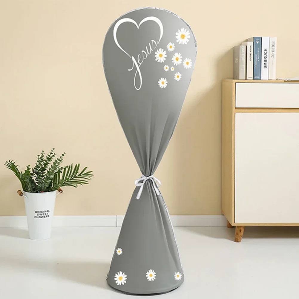 Washable Pedestal Cover Waterproof Fan Cover PEVA Material Anti-Pinch Feature Elastic Band Design All Inclusive Fan Dust Cover
