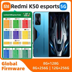 xiaomi redmi k50 Esports version Android 5G Unlocked 6.67 inch 256GB ROM  All Colours in Good Condition Original used phone