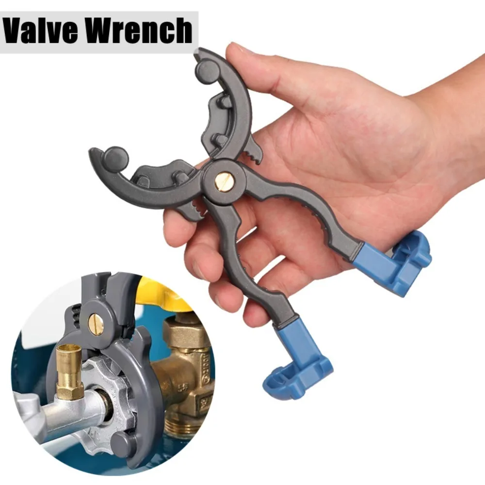 Universal Tighten Gas Tank Spanner Opener Can Opener Liquefied Gas Professional Durable Pressure Reducing Valve Wrench