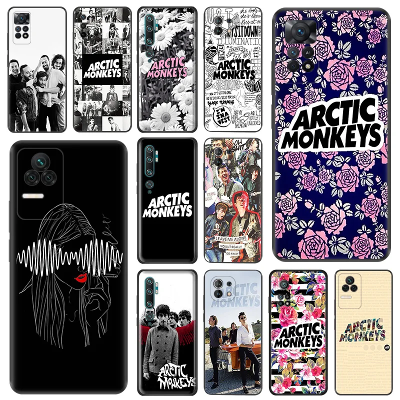 Phone Case For Redmi 10C 10A Note 11 Pro 10 10s 11s Arctic Monkey Alex Turner Xiaomi 10t 11t Lite Black Soft Protective Cover