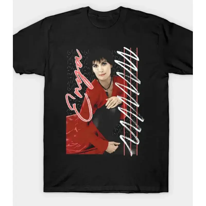 Enya Clannad band T-shirt black short sleeve all sizes S to 5XL