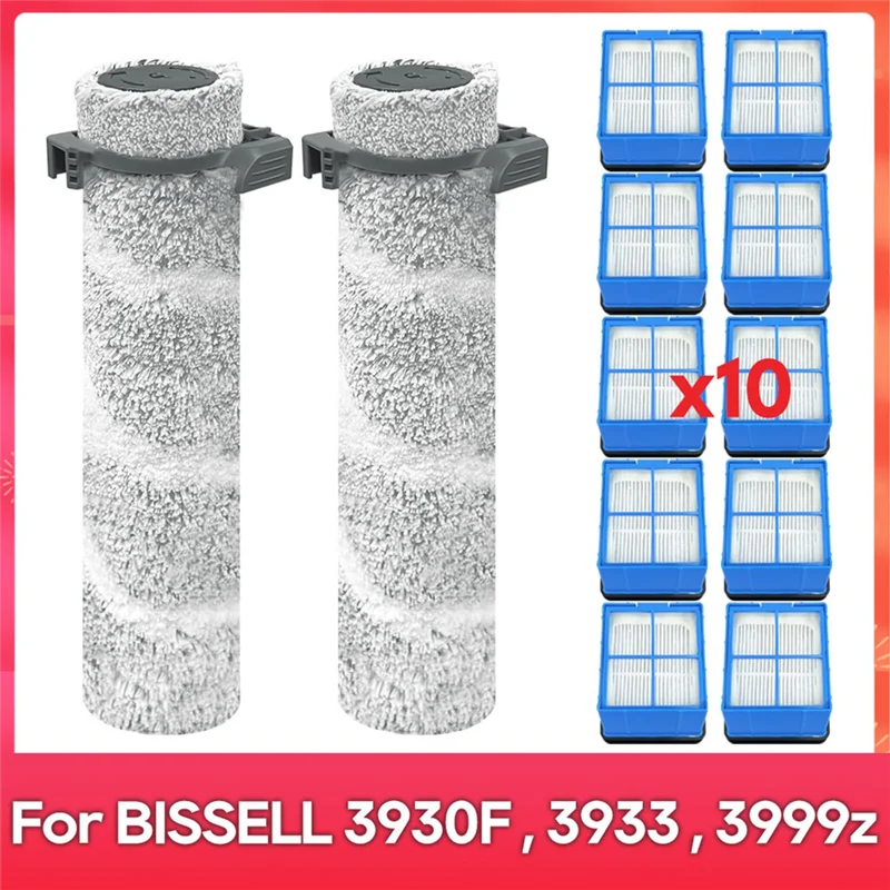 

ABNL для BISSELL 3930F, 3933, 3999Z, 4017N, V2 Crosswave Omniforce Edge, роликовая щетка для влажной и сухой очистки, аксессуары для фильтров