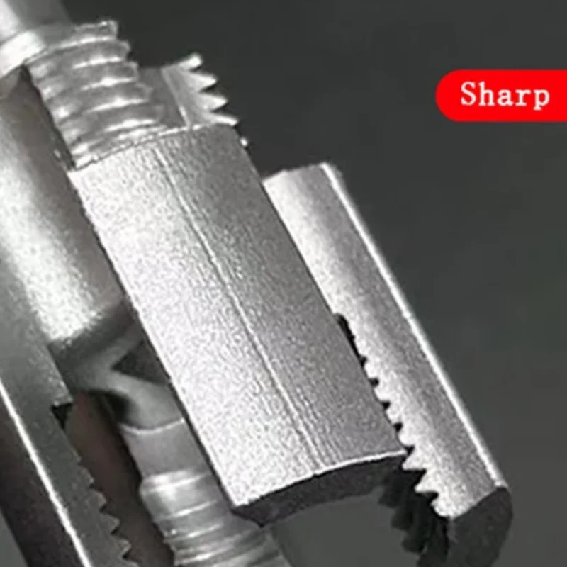 Drill-Compatible Pipe Thread Cutting Tool, Comprehensive Kit for Internal and External PVC Pipe Threading