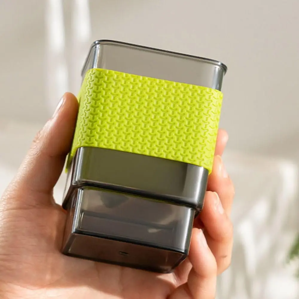 Wall Mount Toothbrush Holder with Rinsing Cup, Plastic Bathroom Toothpaste Holder,Tooth Brushing Cups Rack Bathroom Accessories