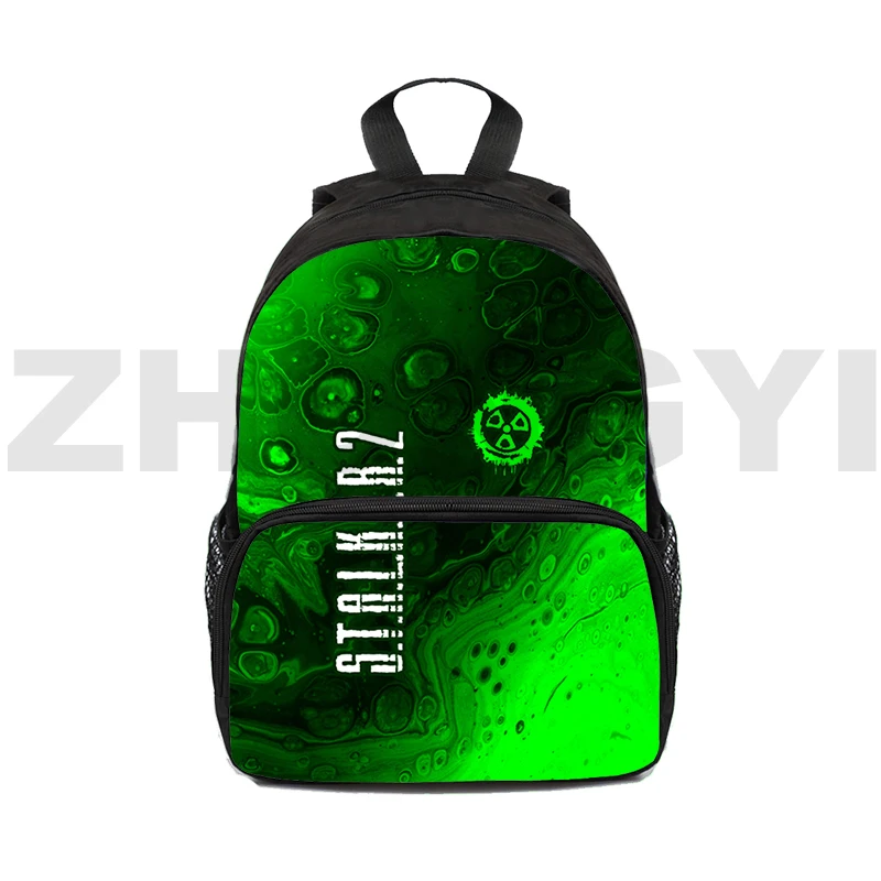 

3D Printed S.T.A.L.K.E.R. 2 Heart of Game Backpacks Men Hiking Trekking Satchel 16 Inch Stalker 2 Shadow School Bag Crossbody