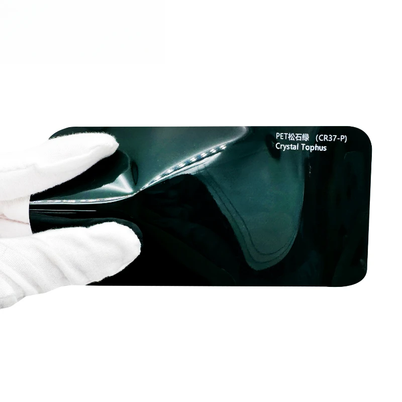 High Quality 1.52m15m Crystal PET Vinyl Film Color Changing Wrap For Car Body