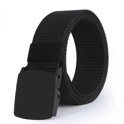 Man Belt Outdoors training Fast Easy Release Plastic Buckle Nylon Belt for Man