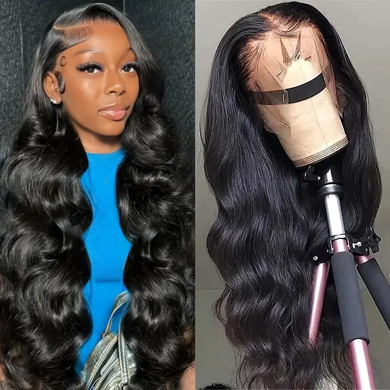 

Объемная волна 13x4 Кружевные фронтальные парики из натуральных волос Предварительно выщипанные с натуральной линией волос Объемные волнистые кружевные фронтальные парики из человеческих волос для женщин