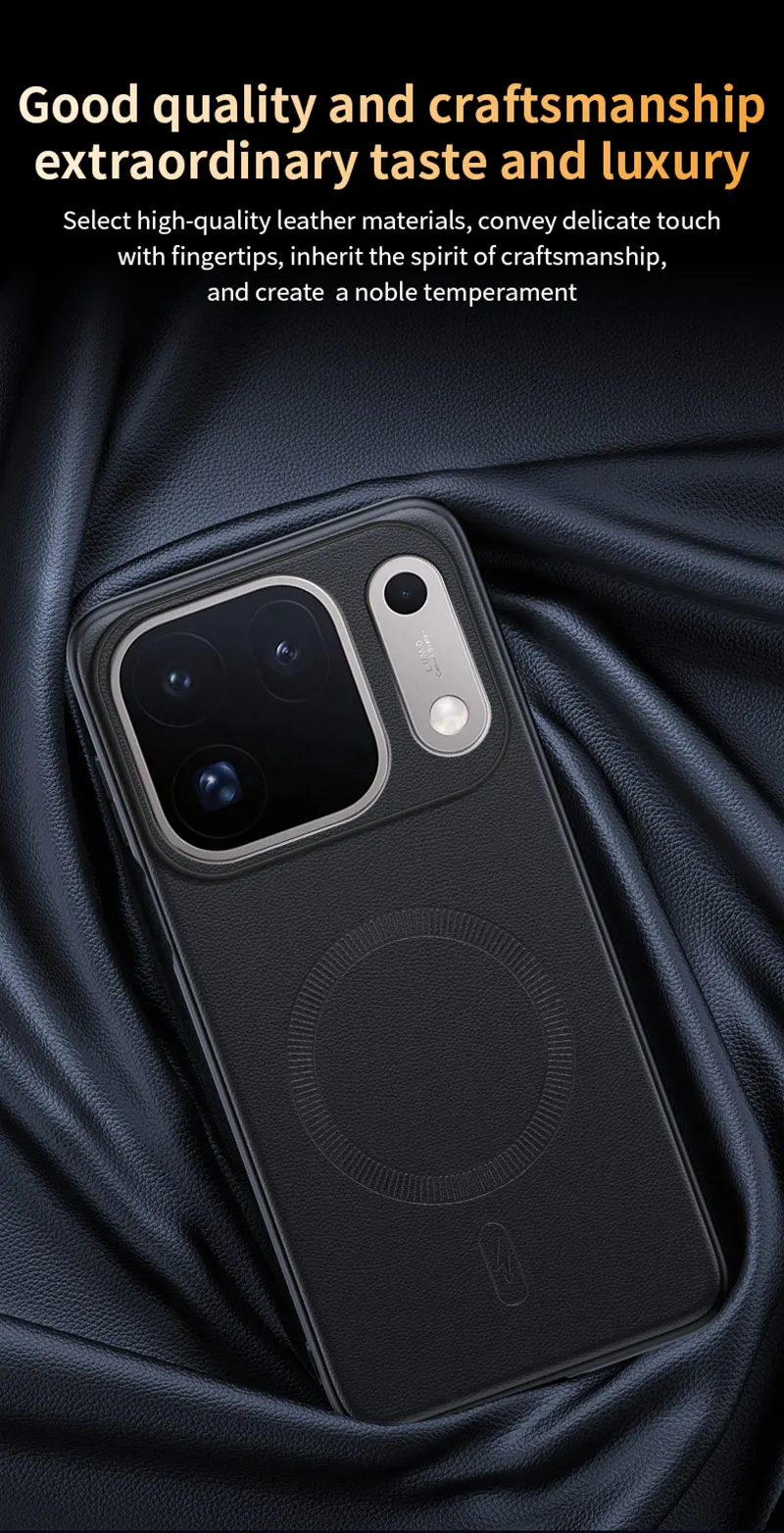 Für OPPO Find X10 Pro Max: Magnetische Schutzhülle aus Leder, Anti-Fingerabdruck, rutschfest, aus PC+TPU. – Detail 8