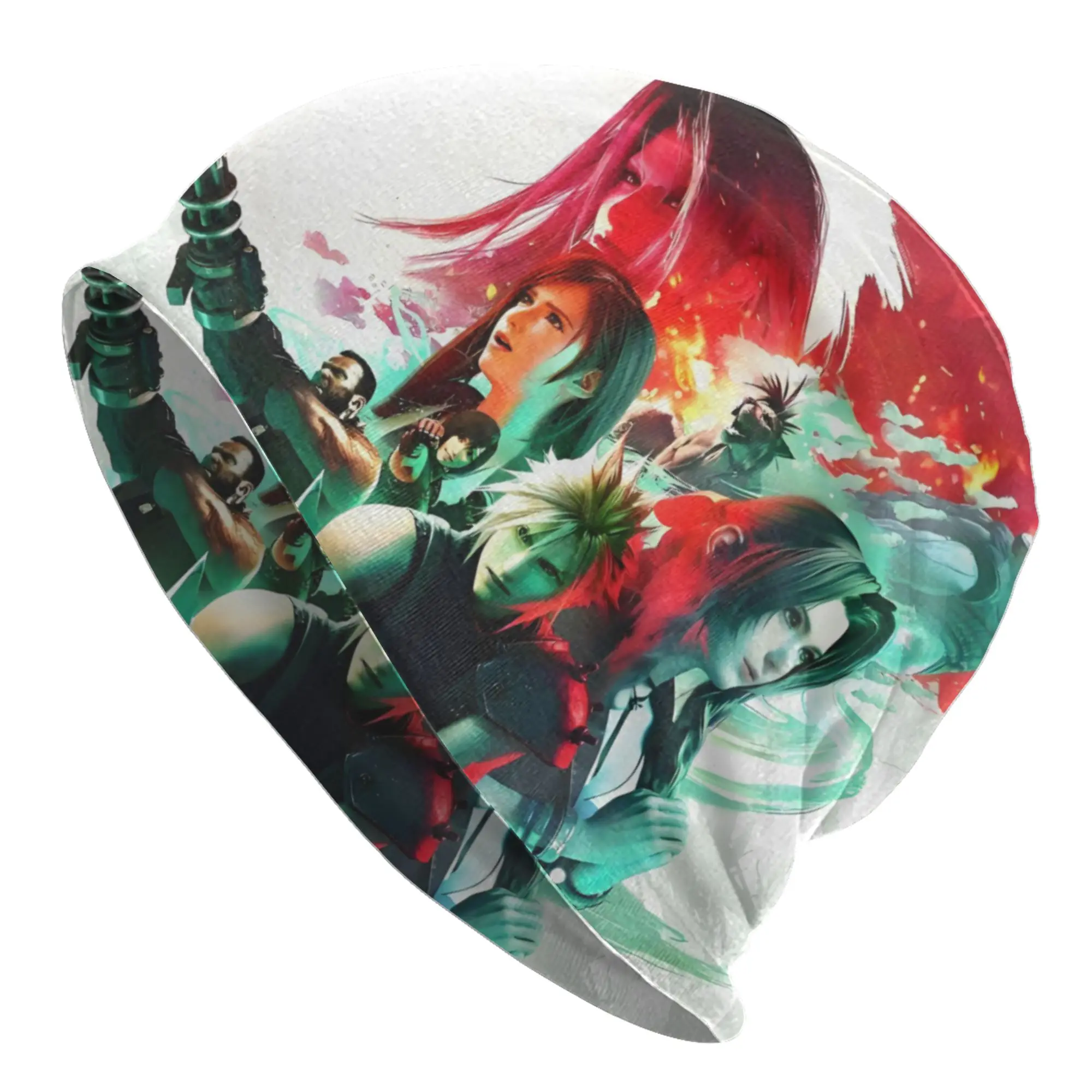 F-Final F-Fantasy Game Fantasy Video Bonnet Hats  Street Knitting Hat For Women Men Autumn Winter Warm  Skullies Beanies Caps