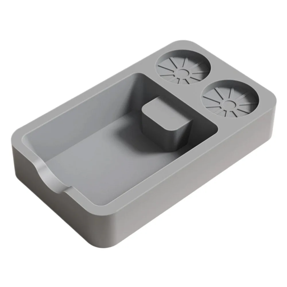 2 in 1 Espresso Tamping Station, Espresso Knock Box, Espresso Coffee Organizer Box Fit for Storage 51, 54, 58MM Espresso Tamper