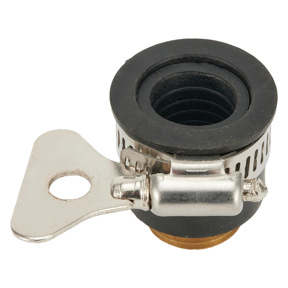 Faucet Adapter Tap Connectors Black Brass Golden Kitchen Rubber Stainless Steel Tool Room For 1/2inch To 3/4inch