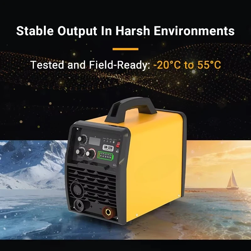 19.8 kg battery powered welder with 2.5-4 diameter electrodes