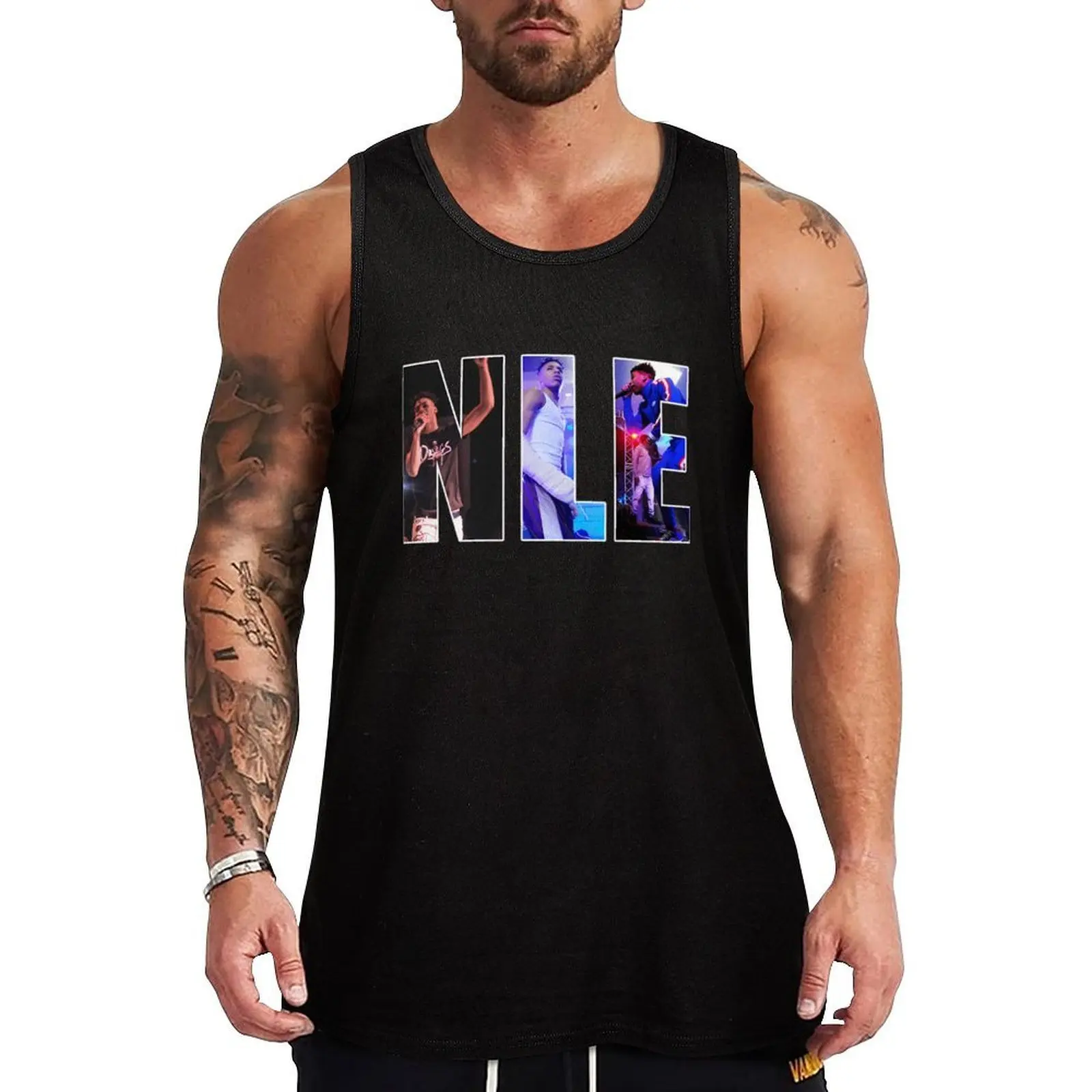 

NLE It's Getting Hot - NLE Tour Tank Top Muscle fit anime clothes basketball clothing Working vest