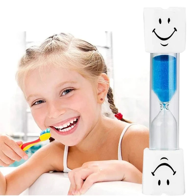 1-20PCS 3 Minutes Mini Colorful Sand Clock Timer Kids Brush Teeth Timer Creative Anti Fall Watch Hourglass Set Christmas Gifts