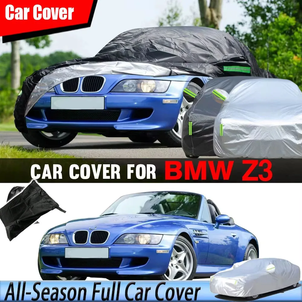 

Waterproof Full Car Cover For BMW Z3 1996-2025 Anti UV Sun Shade Rain Snow Dust Windproof Protection Auto Cover