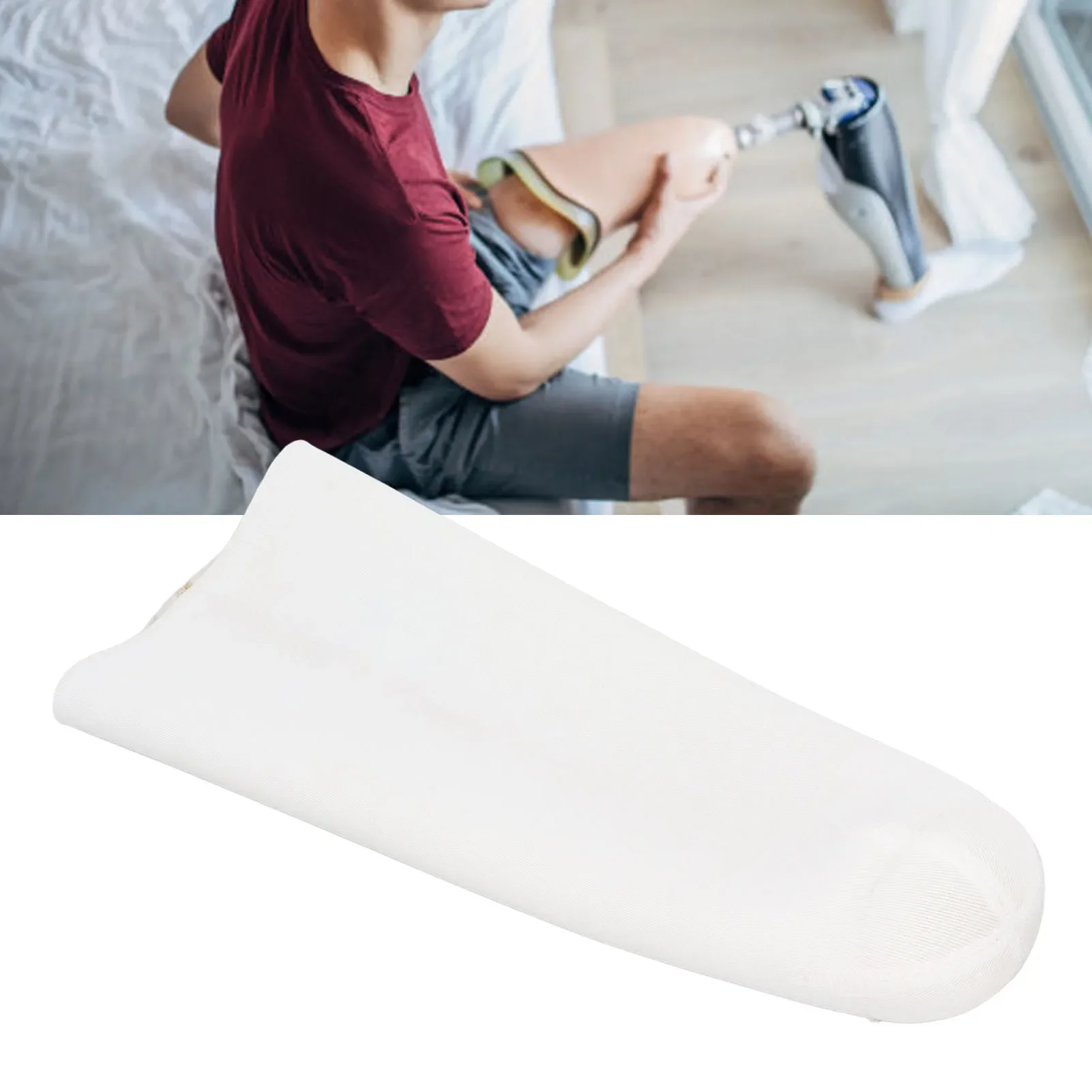 Prosthetic Sleeves Silicone Reduce Friction Improved Comfort Gentle Fit Prosthetic Stump Shrinker for Amputees