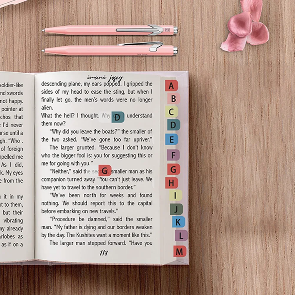 

Index Label Stickers Colorful Alphabet Page Tabs For Notebooks Sticky Book Flags Notepad Supplies Page Markers Memo