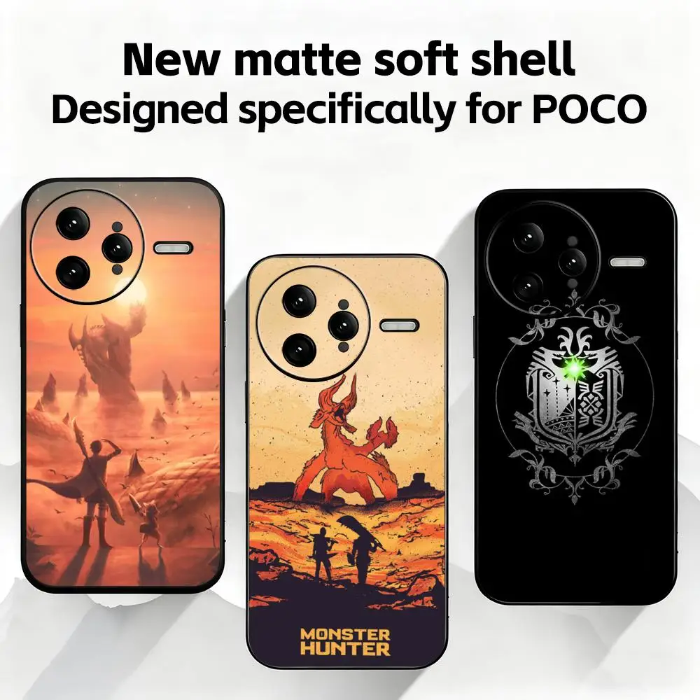 Чехол для телефона M-Monster HunterES game design для Xiaomi POCO M7 M6 M5 X7 X6 X5 F7 F6 F5 Soft Black Pro 5G Чехол для телефона M-Monster HunterES game design для Xiaomi POCO M7 M6 M5 X7 X6 X5 F7 F6 F5 Soft Black Pro 5G