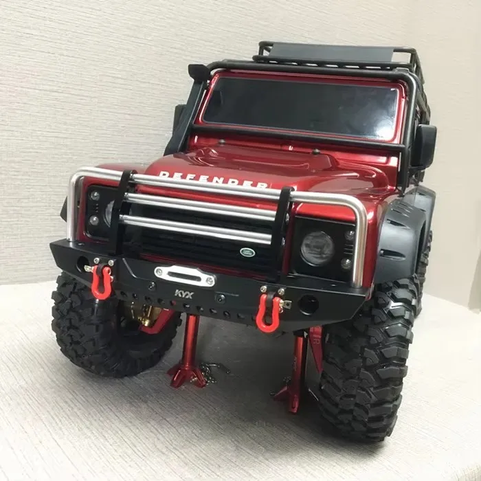 CNC machining aluminum alloy simulation front bumper for 1/10 traxxas trx4