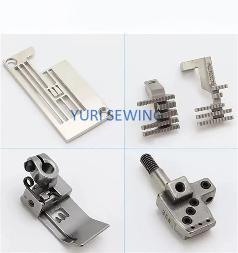 Pegasus W600C Small Square Head Left Cutter Needle Position Set W1662/W2664/W3662-35 Left Knife Needle Plate Teeth Sewing