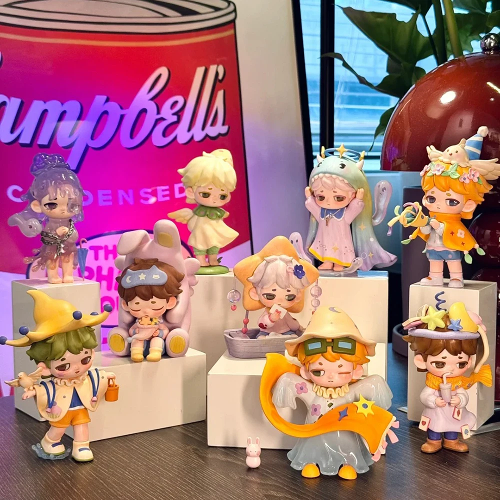 

Miniso Mann Story Химерная серия Креативная глухая коробка Коллекция милых кукол Слепая коробка игрушки Модные украшения Подарки Украшение дома