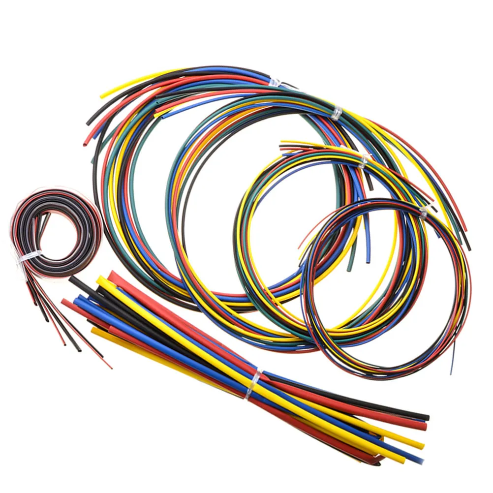 55M Heat Shrink Tubing Set Polyolefin 2:1 Ratio 11 Sizes 6 Colors Battery Insulation Flame Retardant Heat Shrink Sleeve Wrap