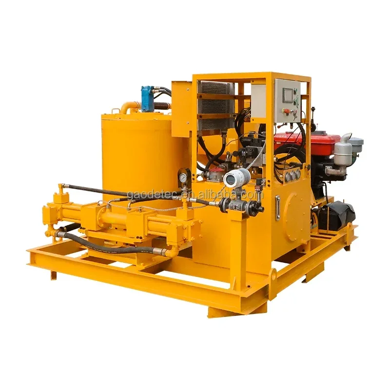 High Efficiency Professional Grout Mixer Pump Units Electric Engine Grouting Injection Unit with Trade Assurance