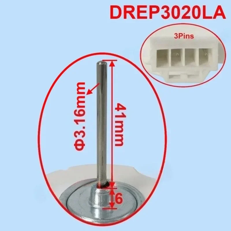 Nuevo Motor de Ventilador DREP3020LA para Refrigerador, Enfriamiento DC 3.5W 0.29A 1375RPM DC12V, Piezas para Radiador de Refrigerador y Congelador, 1 Unidad