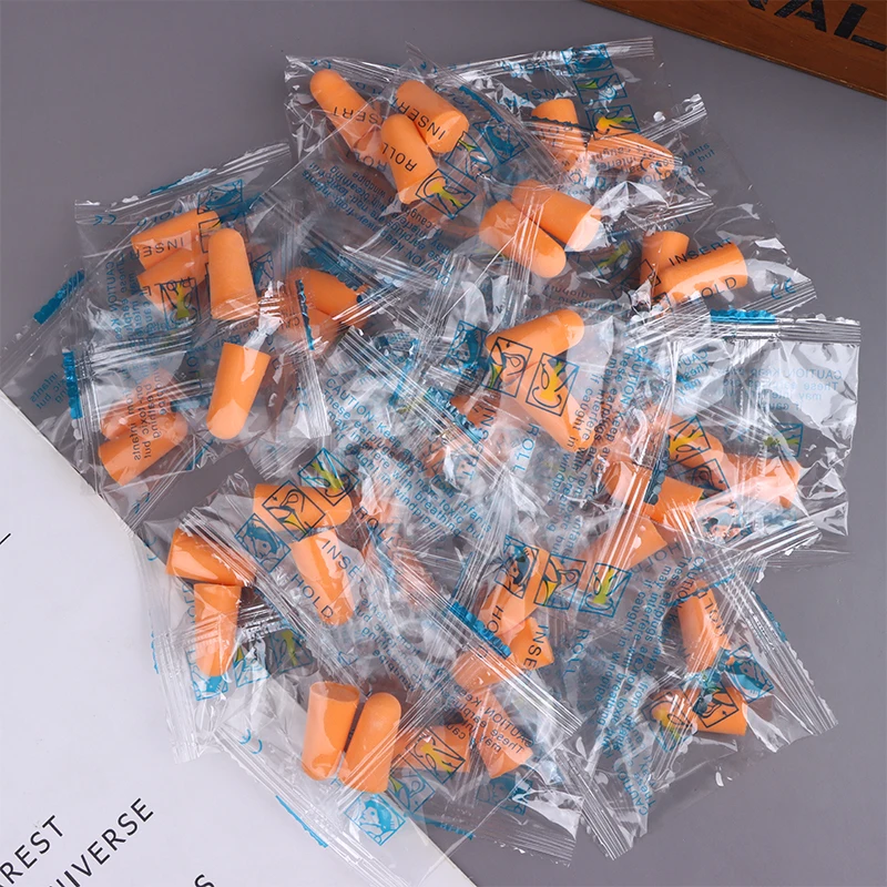 10/20/30Pairs Noise Cancelling Ear Plugs Reusable Noise Reduction Protection Sound Insulation Ear Plugs For Sleep Study Work
