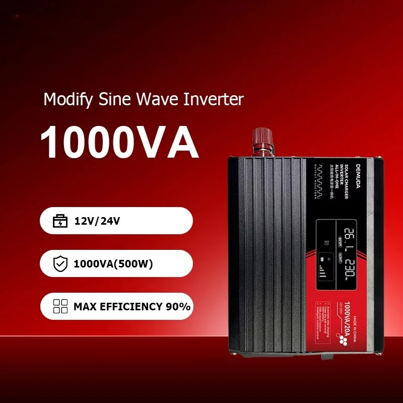 

All in One Sine Wave Power Inverter with Charger 12v 24v Dc to 220v 110v Ac Inverter Charger 500w for Small Solar System