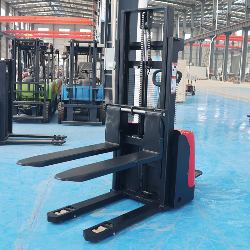 Free Delivery of Fully Pedestrian Automatic Lifting Electric Stacker, Electric Pedestrian Stacker, Electric Stacker