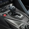 리얼 드라이 탄소 섬유 센터 콘솔 기어 시프트 노브 커버, Niisan GTR R35 2017-2025 용, 자동차 인테리어 수정 액세서리 4