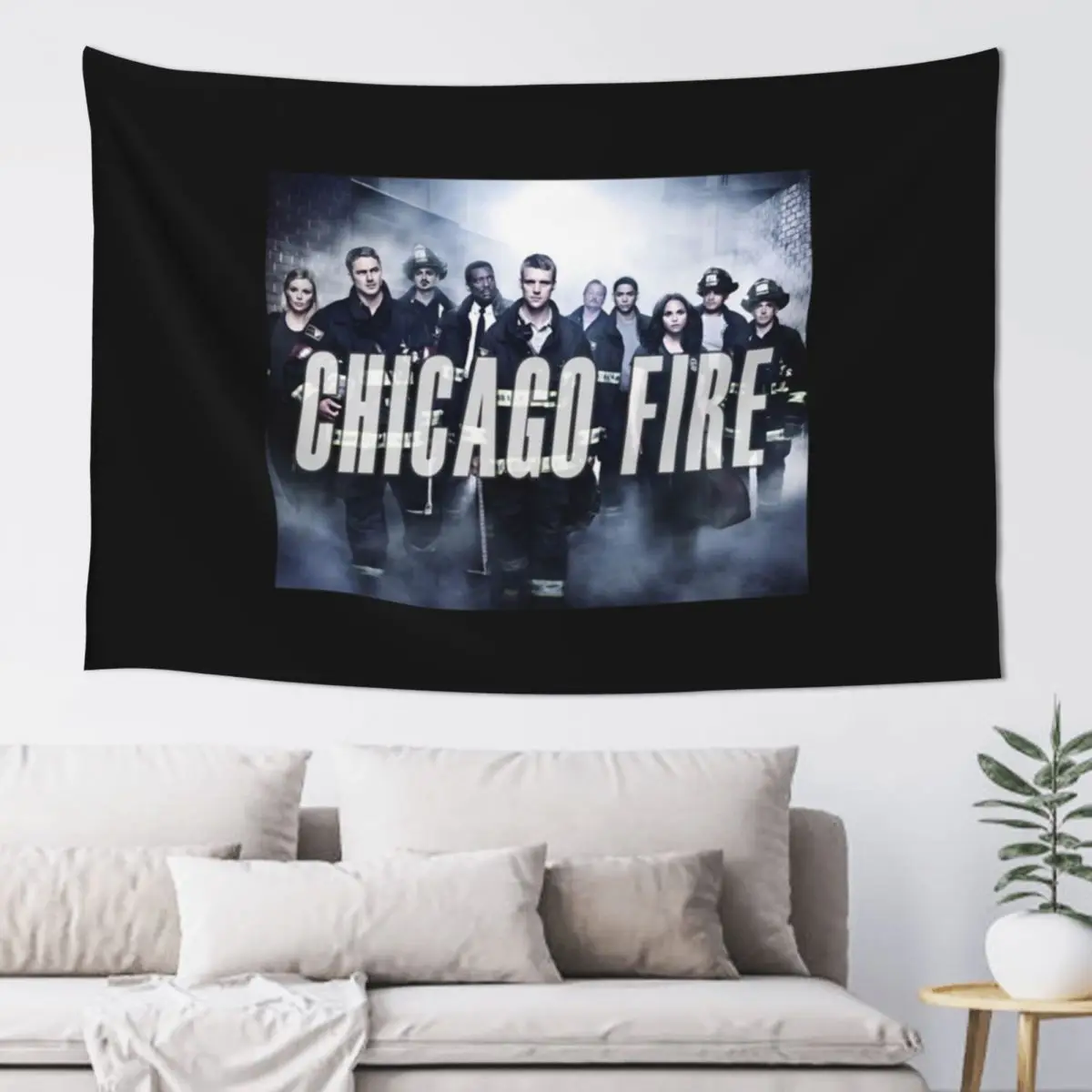 

Chicago Fire Tapestry Wall Hanging Decor Room Decor Korean Style Decor For Room Room For Girls Tapestry