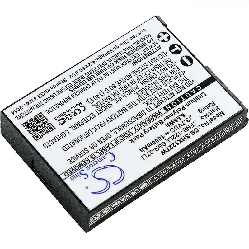 Cameron Sino 3.7V 1800mAh Two-Way Radio Battery FNB-122Li