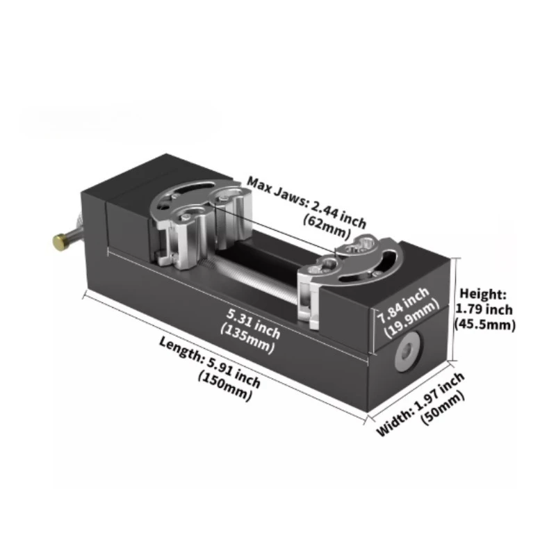 

Applicable To Fractal Vise Press Vise Heavy Duty Self-adjusting Section Aluminum Alloy and Intelligent Precision Vise